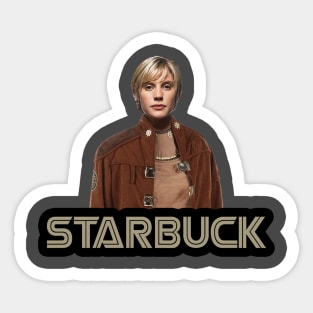 Katee Sackhoff 1978 Starbuck Battlestar Galactica Sticker